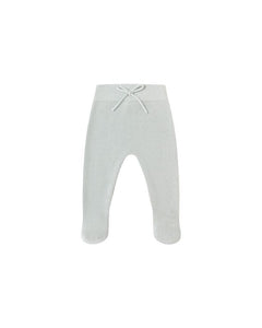 Footed Knit Pant | Ice Blue