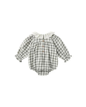 Load image into Gallery viewer, Callie Romper | Forest Check
