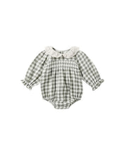 Load image into Gallery viewer, Callie Romper | Forest Check
