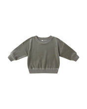 Load image into Gallery viewer, Velour Relaxed Sweatshirt | Forest

