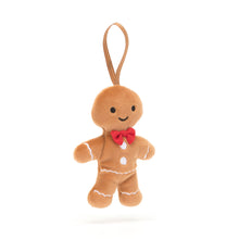 Load image into Gallery viewer, Festive Folly Gingerbread Fred Ornament
