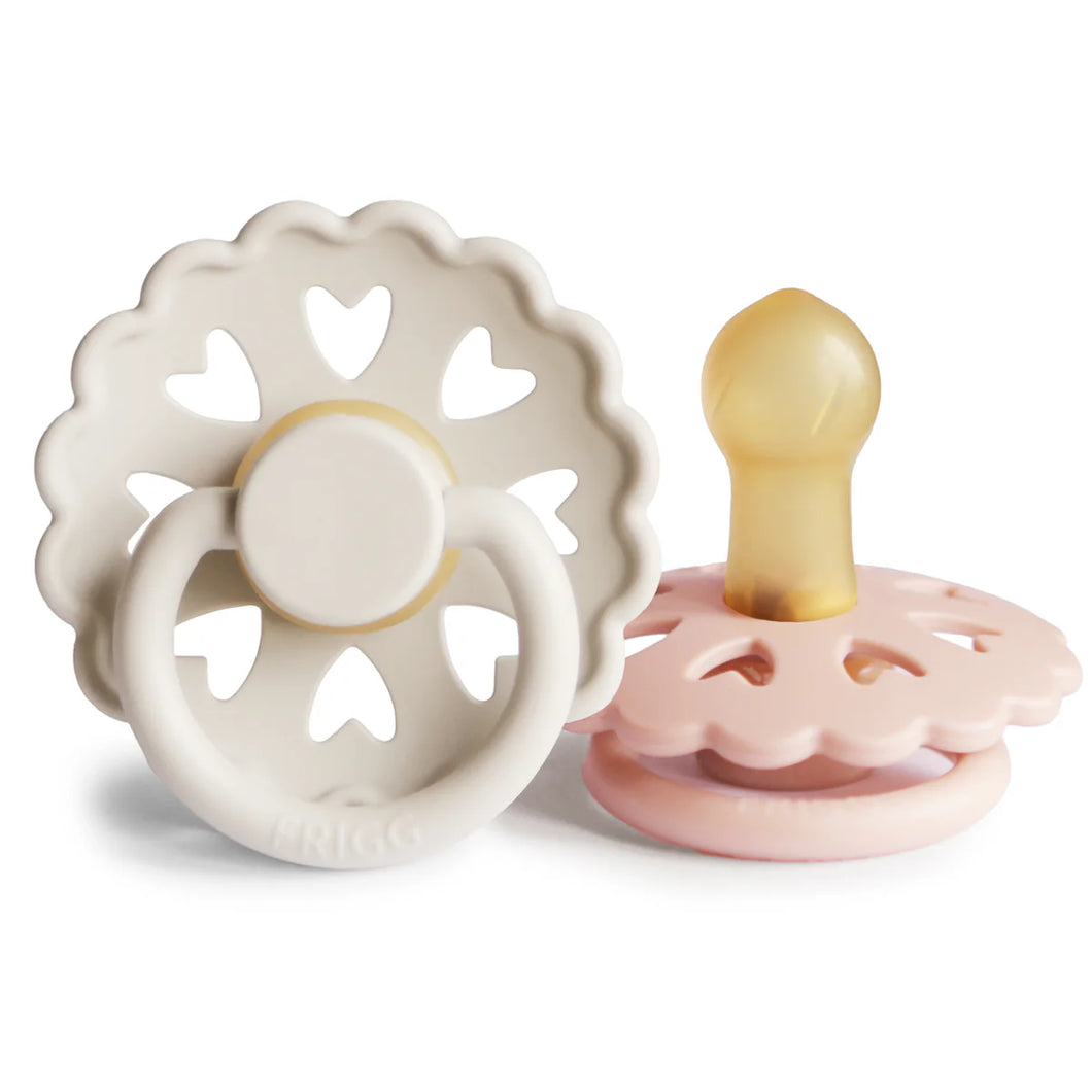 FRIGG Andersen Natural Rubber Pacifier | Cream / Blush