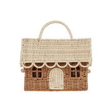 Load image into Gallery viewer, Rattan Gingerbread Casa Clutch
