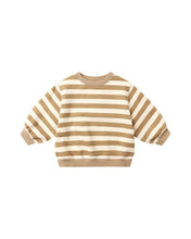 Load image into Gallery viewer, Oversized Crew Sweatshirt | Gold Stripe

