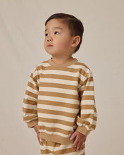 Load image into Gallery viewer, Oversized Crew Sweatshirt | Gold Stripe
