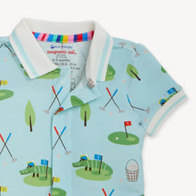 Load image into Gallery viewer, Magnetic Polo Romper | Gopher It
