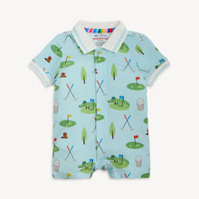 Load image into Gallery viewer, Magnetic Polo Romper | Gopher It
