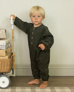 Relaxed Woven Jumpsuit | Evergreen