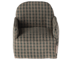 Mouse Chair | Green Checker