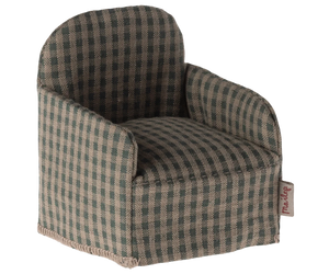 Mouse Chair | Green Checker