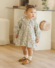 Load image into Gallery viewer, Ruffle Collar Dress | Green Floral
