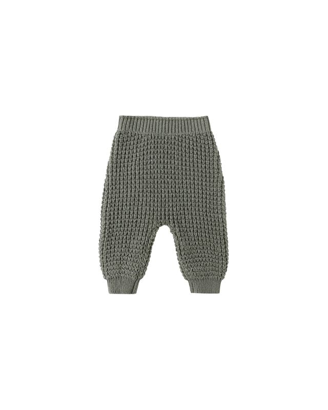 Chunky Knit Pant | Forest