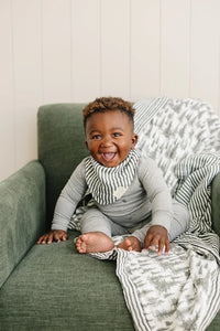 Bib | Green Stripes