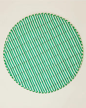 Load image into Gallery viewer, Inside/Outside Play Mat | Green Stripe
