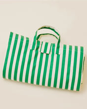 Load image into Gallery viewer, Inside/Outside Play Mat | Green Stripe

