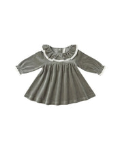 Load image into Gallery viewer, Velour Baby Dress | Forest
