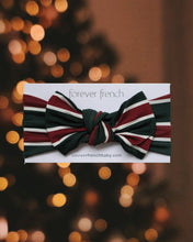 Load image into Gallery viewer, Bamboo Headwrap | Holiday Stripe
