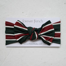 Load image into Gallery viewer, Bamboo Headwrap | Holiday Stripe
