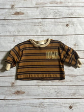 Load image into Gallery viewer, Iowa Golden Brown Boxy Long Sleeve Tee
