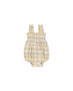 Julia Romper | Pastel Plaid