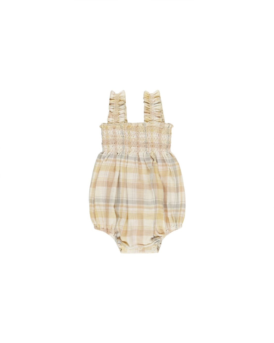 Julia Romper | Pastel Plaid