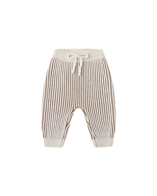 Chunky Knit Pant | Gold