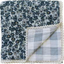 Load image into Gallery viewer, Lace Muslin Quilt | Liberty Floral + Coastal Plaid
