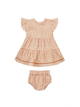 Load image into Gallery viewer, Lily Dress | Melon Gingham
