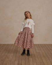 Load image into Gallery viewer, Ruffled Midi Skirt | French Garden
