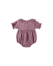 Load image into Gallery viewer, Collared Romper | Mulberry
