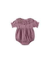 Load image into Gallery viewer, Collared Romper | Mulberry

