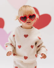 Load image into Gallery viewer, Heart Knit Sweater | Natural
