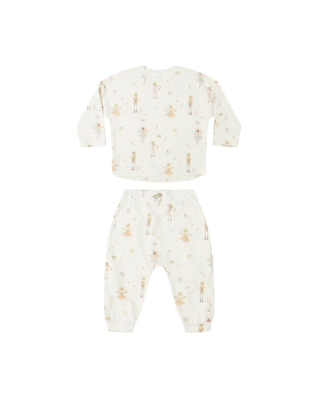 Long Sleeve Tee + Pant Set | Nutcracker