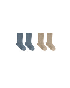 Socks Set | Gold + Ocean