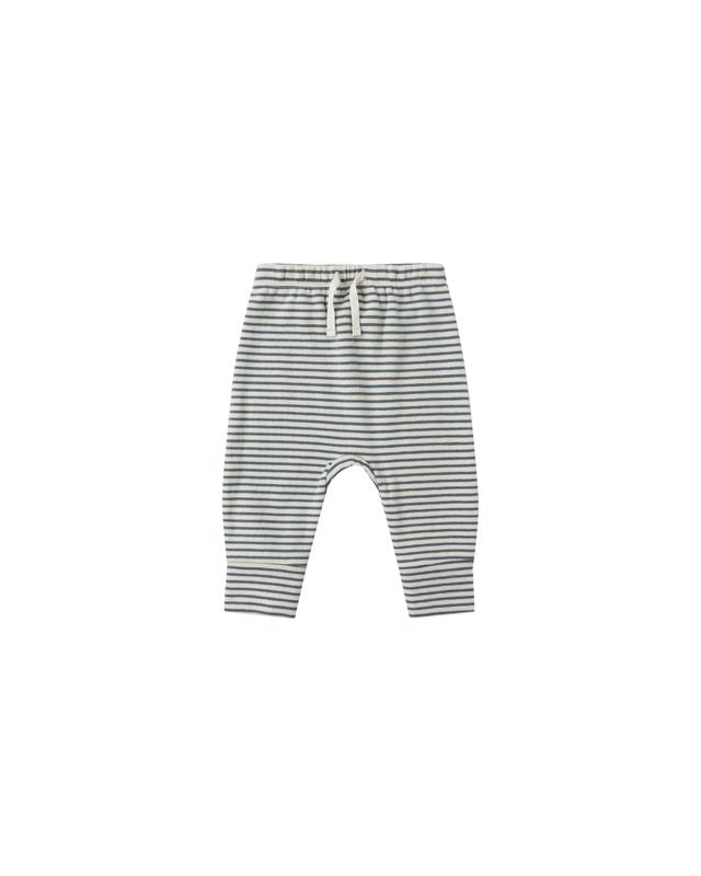 Drawstring Pant | Ocean Micro Stripe