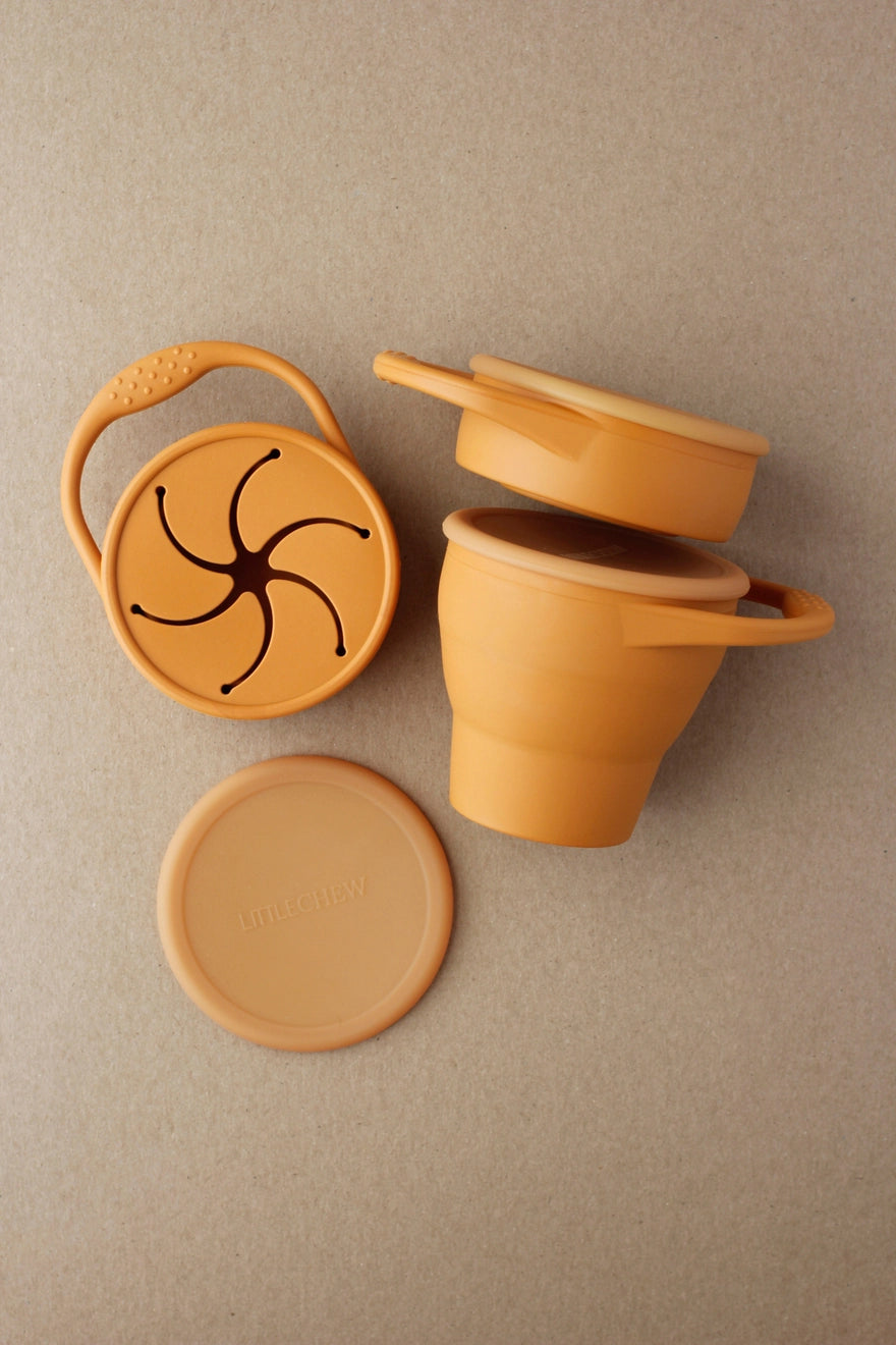 Foldable Snack Cup | Golden Ochre