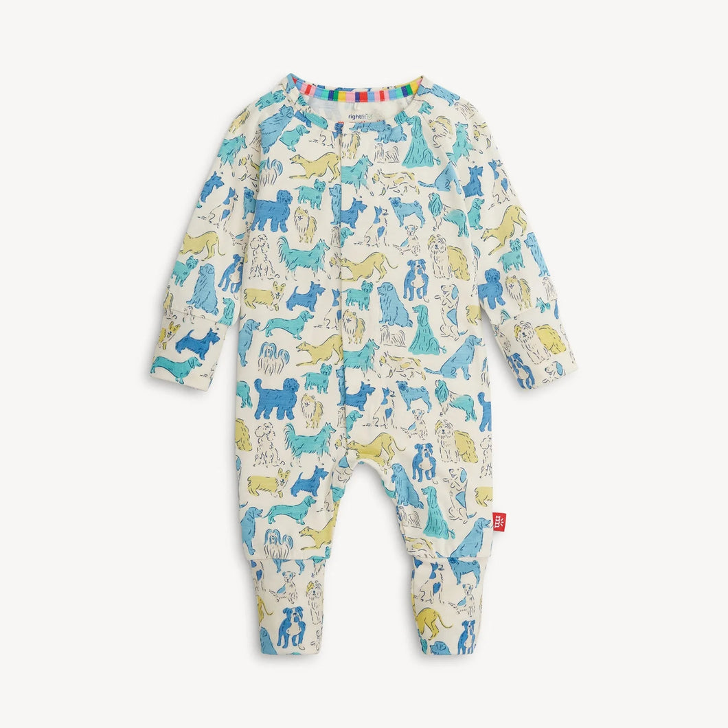 Magnetic Convertible Coverall | It's A Paw-ty Blue
