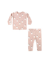Load image into Gallery viewer, Bamboo Pajama Set | Pink Ghosts
