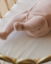 Load image into Gallery viewer, Wrap Knit Footie | Heathered Rose
