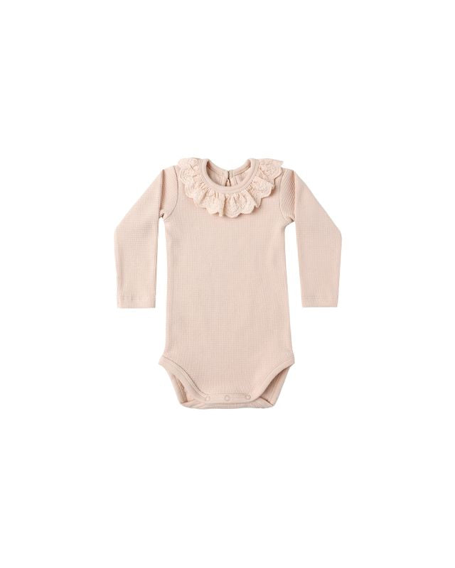 Ruffle Collar Bodysuit | Antique