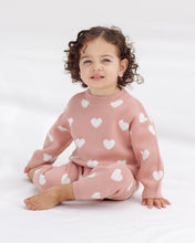Load image into Gallery viewer, Heart Knit Pants | Pink
