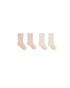 Socks Set | Natural + Rose