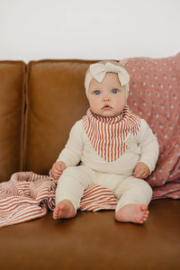 Bib | Pink Stripes