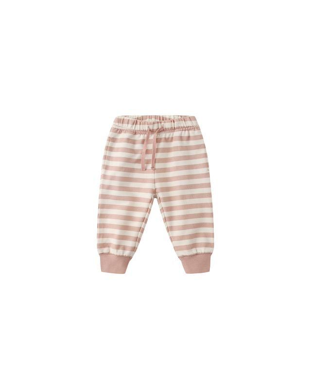 Relaxed Sweatpant | Pink Stripe
