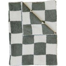 Load image into Gallery viewer, Plush Blanket | Green Checkered
