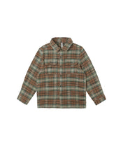 Load image into Gallery viewer, Pocketed Flannel Shirt | Holiday Plaid
