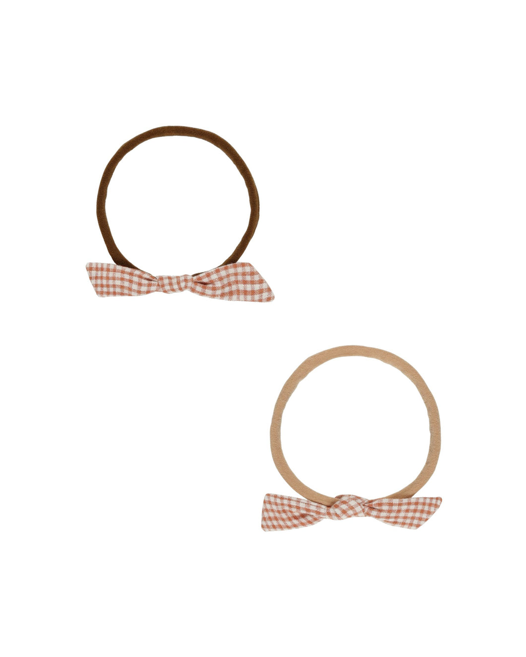 Little Knot Headband | Poppy Gingham