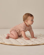 Load image into Gallery viewer, Relaxed Bubble Romper | Poppy Stripe
