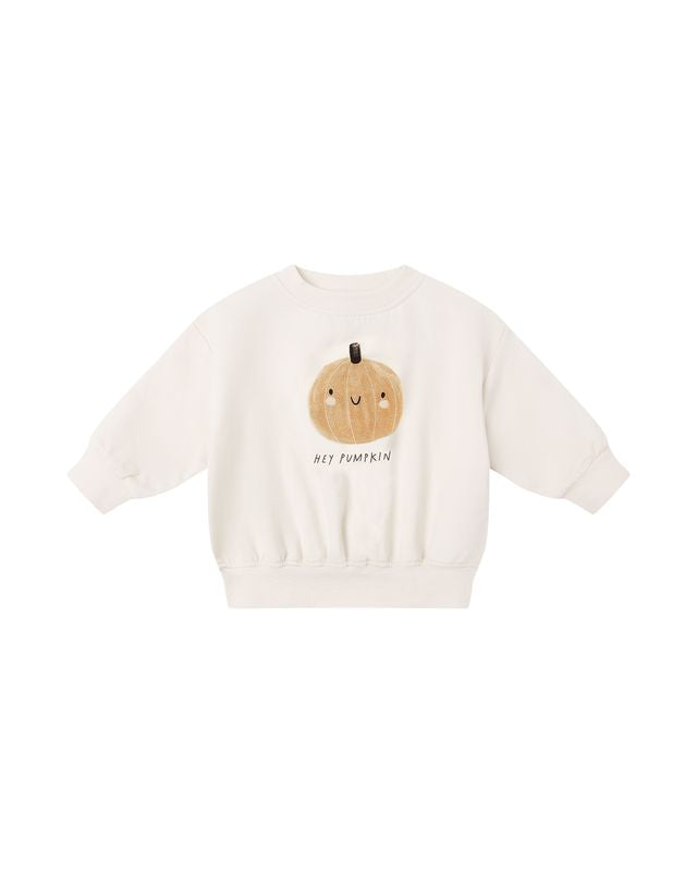 Relaxed Fleece Sweatshirt | Pumpkin