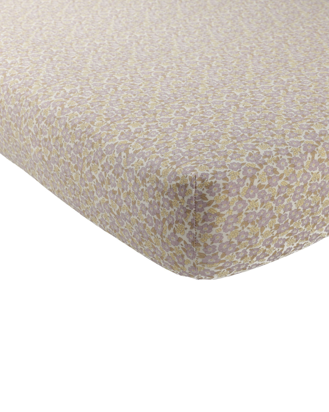 Bamboo Crib Sheet | Purple Floral